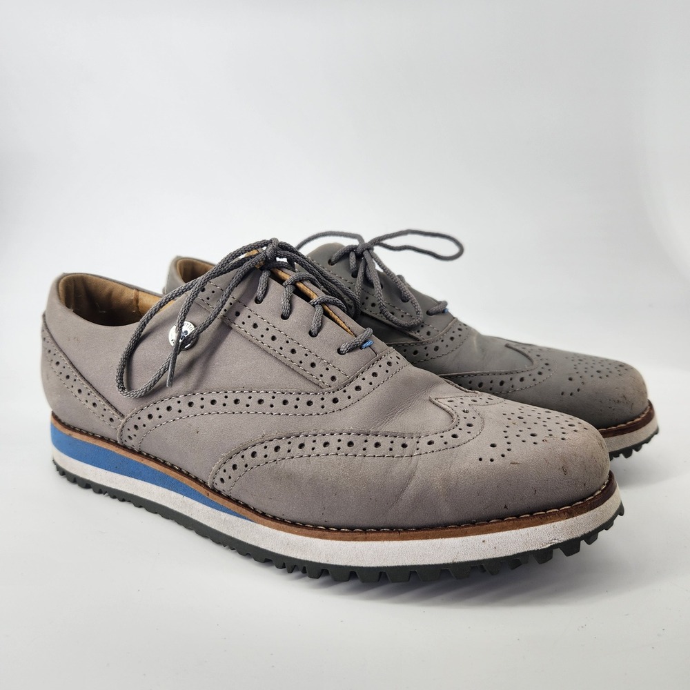 FootJoy FJ Leisure Womens Golf Shoes Grey Wingtip Spikeless 92368 Size 7 M